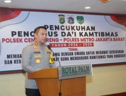 Kapolres Jakbar Ajak Dai Kamtibmas Cengkareng Bersatu Wujudkan Kamtibmas Kondusif Pemilu 2024