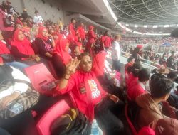 Ribuan massa padati GBK,Konser Salam Metal Menang Total Pemenangan Nasional (TPN) Ganjar Pranowo-MahfudMD