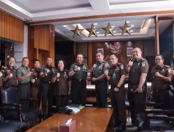 KEPALA STAFF ANGKATAN DARAT (KASAD) TERIMA KUNJUNGAN JAKSA AGUNG MUDA PIDANA MILITER (JAMPIDMIL)