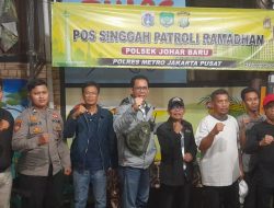 Bulan Penuh Berkah, Begini Metode Unik Kanit Reskrim Polsek Johar Baru Imbau Warga