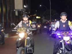 KAPOLRES METRO JAKARTA PUSAT PATROLI POS SINGGAH RAMADHAN PASTIKAN KEAMANAN DI MALAM RAMADHAN