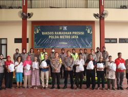 Bakti Sosial RamadhanKapolres Metro Jakarta PusatBagikan 500 Paket Sembako