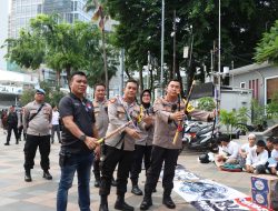 Konvoi Berdalih Bagi Takjil140 Pelajar DiamankanPolres Metro Jakarta Pusat