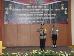 Polres Metro Jakarta Pusat Gelar Apel Operasi Ketupat Jaya 2024