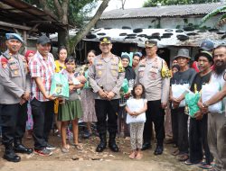 Polres Metro Depok Gelar Bakti Sosial di Slum Area