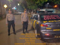 GIAT PATROLI MOBILE ANTISIPASI GANGGUAN KAMTIBMAS DI WILAYAH HUKUM POLSEK BANTARGEBANG POLRES METRO BEKASI KOTA