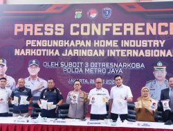 Polda Metro Jaya Berhasil Ungkap Home Industry Narkoba Jenis Tablet Pil PCC