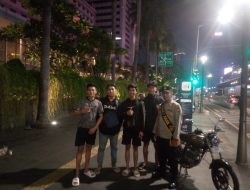 Polres Polres Metro Jakarta Pusat Himbau Remaja Yang Nongkrong Tengah Malam Di Bundaran HI Segera Pulang