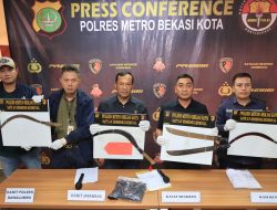 Polres Metro Bekasi Kota Mengamankan 11 RemajaYang Terlibat Aksi Tawuran