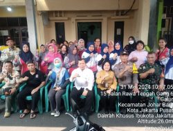Jum’at Curhat Polsek Johar Baru Bersama Tiga Pilar Kelurahan Galur.