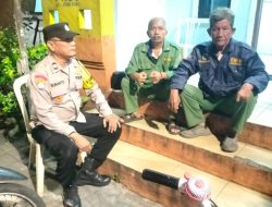 Bhabinkamtibmas Johar Baru Kunjungan Poskamling RW 06 Kelurahan Johar Baru