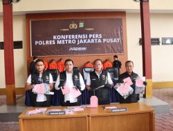 Sat ReskrimPolres Metro Jakarta Pusat Ringkus Pelaku Sindikat Curanmor