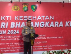 Sambut Hari Bhayangkara Ke 78 Polda Metro JayaGelar Bakti Kesehatan