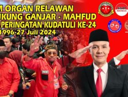 Forum Organ Relawan Pendukung Ganjar Mahfud Dalam Peringatan Ke 24 Tahun Peristiwa Sabtu Kelabu Kudatuli 27 Juli 1996 – 27 Juli 2024