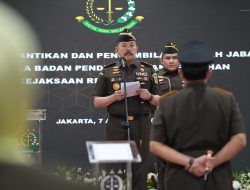 Pelantikan Kepala Badan Diklat Kejaksaan RI, Jaksa Agung ST Burhanuddin: “Badiklat Adalah Trisula Penggerak Perubahan Institusi”