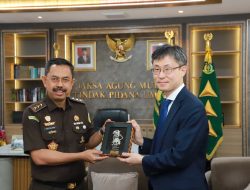 JAM Pidum Prof. Dr. Asep Nana Mulyana Menerima Kunjungan Jajaran MOLEG Korea Selatan