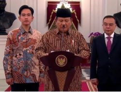 Prabowo Subianto Umumkan Kabinet Merah Putih di Istana Kepresidenan