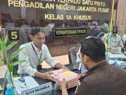 KASUS SUAP RONALD TANNUR DILIMPAHKAN KE PENGADILAN TIPIKOR, TIGA TERDAKWA SIAP DIADILI