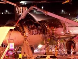 Pesawat Air Busan Terbakar di Bandara Gimhae, 176 Orang Dievakuasi