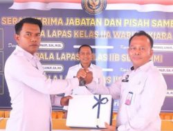 Tongkat Estafet Kepemimpinan Lapas Sukabumi Beralih Kepada Budi Hardiono