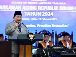 Presiden Prabowo Hadiri Sidang Tahunan MA 2024, Tegaskan Hakim Sebagai Benteng Keadilan