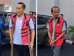 KEJARI PALEMBANG SERAHKAN TERSANGKA DAN BARANG BUKTI KASUS KORUPSI K3 KE JPU