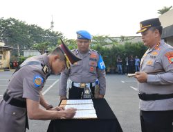 Kapolres Metro Bekasi Kota Pimpin Sertijab Wakapolres