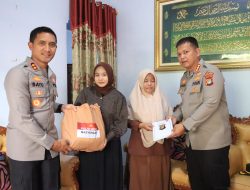 Anjangsana Kapolres Metro Bekasi Kota ke Keluarga Almarhum Aiptu Aceng Kurnaedi: Wujud Kepedulian di Momen HUT Bhayangkara ke-79