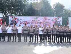 Kapolda Metro Jaya Pimpin Upacara Kenaikan Pangkat 886 Personel, 12 Diantaranya Terima Kenaikan Pangkat Pengabdian