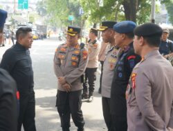 Brimob Polda Metro Jaya Amankan Sidang Putusan Terdakwa Hasto Kristiyanto di PN Jakarta Pusat