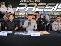 POLRES METRO BEKASI KOTA UNGKAP KASUS PENIPUAN DAN PENGGELAPANMODUS JUAL-BELI SERTA SERVIS VESPA ANTIK