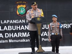 Sinergi Jaga Keamanan Pelabuhan, Polres PPriok Gelar Apel Siaga Kamtibmas Gabungan Potmas