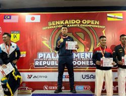 Personel Brimob Polda Metro Jaya Raih Emas dan Perak di Kejuaraan Karate Internasional SENKAIDO Cup Piala Kemenpora 2025
