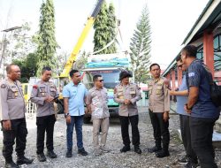 Peti Pendingin Jenazah Bantuan Polda Riau Tiba di RSUD Lubuk Basung Agam