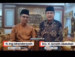 DPD RI Ismeth Abdullah Kunjungi Bupati Karimun, Serap Aspirasi dan Bahas Pembangunan Daerah