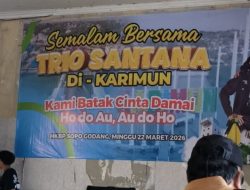 Koordinator KAKI Cecep Cahyana dan Pembina KAKI Zuhdiono Hadiri Acara “Kami Batak Cinta Damai” Bersama Anggota DPRD Kepri Januar Robert Silalahi