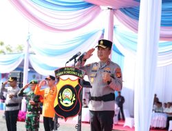 Kapolda Sumsel Pimpin Apel Sabuk Kamtibmas di OKI, Rangkul Berbagai Elemen Masyarakat Jaga Kamtibmas