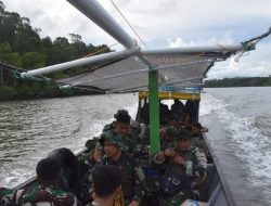 Dansatgas Tinjau Progres Pembangunan TMMD di Kampung Keakwa Pasca Pembukaan Resmi