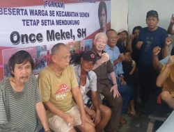 Yayasan Forkam dan Warga Senen Nyatakan Dukungan untuk Once Mekel Hingga 2029
