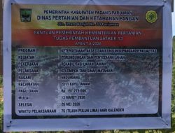 Rehab Lahan Persawahan khusus Anggota Kelompok Tani Di Sipinang