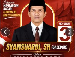 Syamsuardi, SH Nomor Urut 3 Siap Wujudkan Malai III Koto Lebih Maju dan Sejahtera