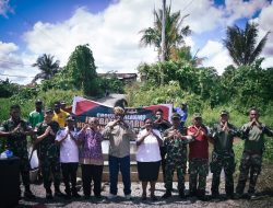 Perkuat Konektivitas Wilayah, Kodim 1710/Mimika Ground Breaking 6 Jembatan Garuda