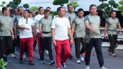 Panglima TNI dan Kasad Perkuat Soliditas Melalui Olahraga Bersama Prajurit