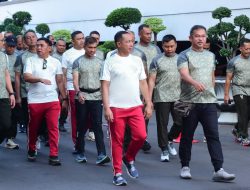 Panglima TNI dan Kasad Perkuat Soliditas Melalui Olahraga Bersama Prajurit