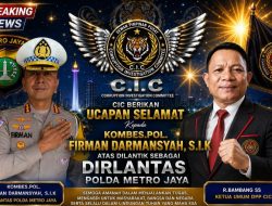CIC Memberikan Ucapan Selamat Atas Pelantikan Kombes.Pol.Firman Darmansyah.S.I.K Sebagai Dirlantas Polda