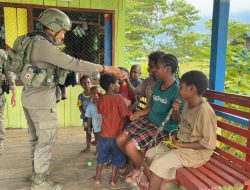 Langkah Kecil, Rasa Aman yang Besar: Patroli Humanis Satgas Ops Damai Cartenz Hangatkan Kenyam