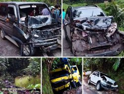 Rem Blong Picu Kecelakaan Beruntun di Bonjol Pasaman.