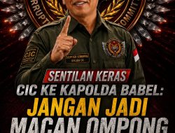 Sentilan Keras CIC ke Kapolda Babel: Jangan Jadi Macan Ompong di Skandal Tin Slag