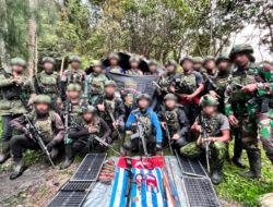 Di Tengah Gelap, Medan Terjal, dan Suhu dingin ekstrim 3 Derajat, Prajurit Koops TNI Habema Amankan Senjata Kelompok Bersenjata di Gamagai