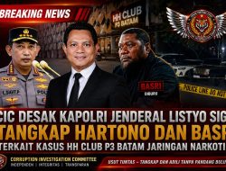 CIC Desak Kapolri Jenderal Listyo Sigit Tangkap Hartono dan Basri Terkait Kasus HH Club P3 Batam Jaringan Narkotika